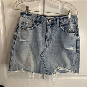 Women's Pistola Denim Skirt Size 27 Blue